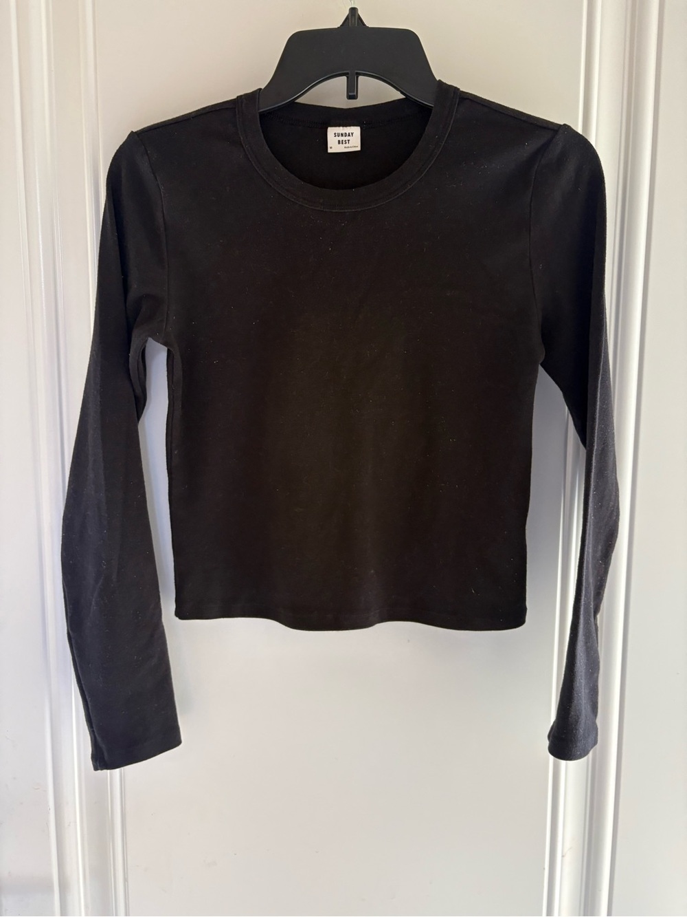 Sunday Best Black Long Sleeve Tee